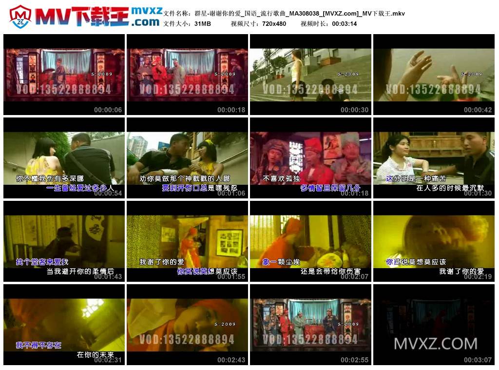 群星-谢谢你的爱_国语_流行歌曲_MA308038